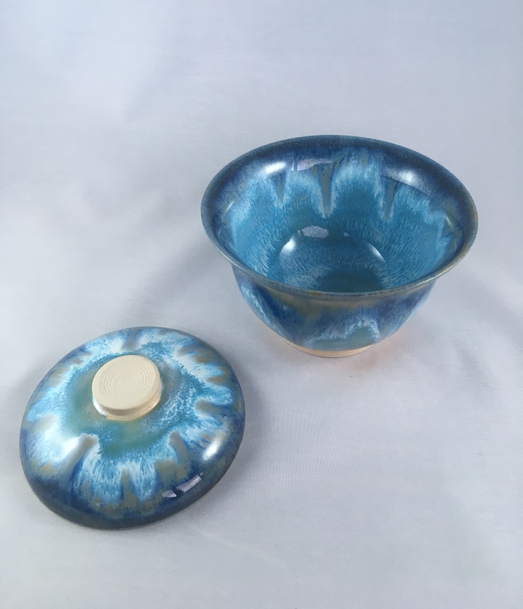 Dimpled jug, pot & speen set - 'Dawn'